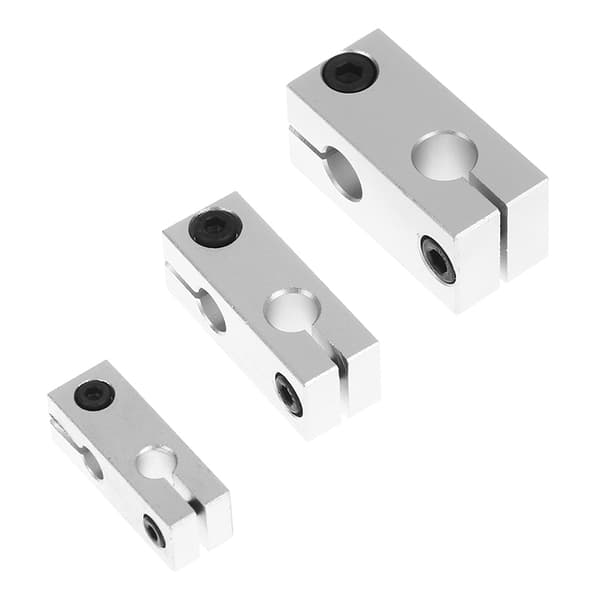 Pelarfästklämma vertikal fast diameter fäste aluminium C