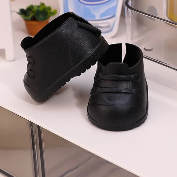 20 cm dukkesko, mini sko i plast for dukker, mini fingersko A4