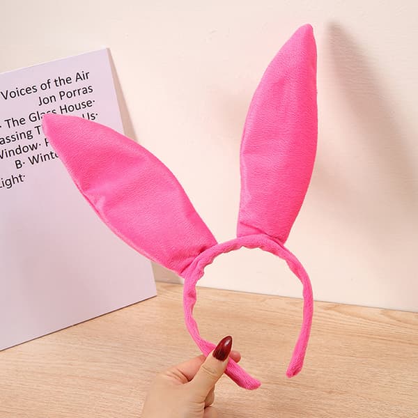 Easter Bunny Ear Pannebånd Hårbøyle Ear Masquerade Pannebånd Ac Black
