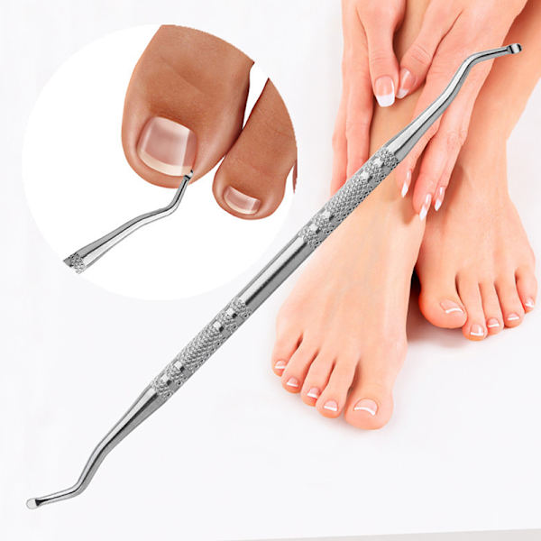 Inåtväxande tå nagellyftare Chiropody nagelfil Single End Set