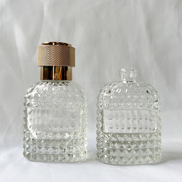 30 ml påfyllningsbar parfymatomizer tom ananasformad glasflaska