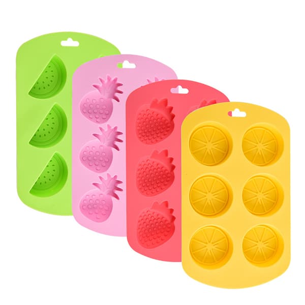 Fruktformet silikonform Red