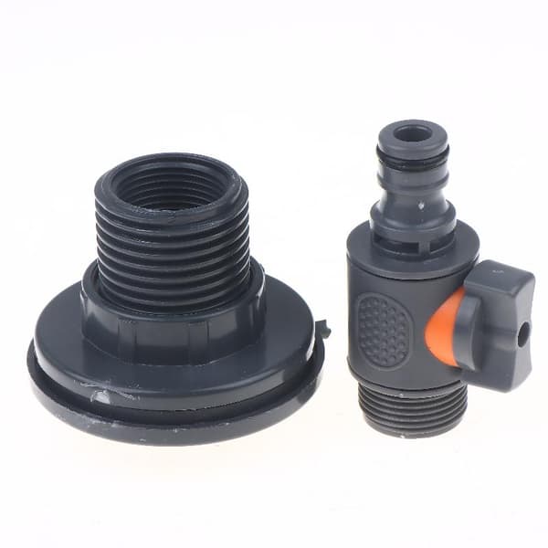 PVC Vandtøndeadapter Gray