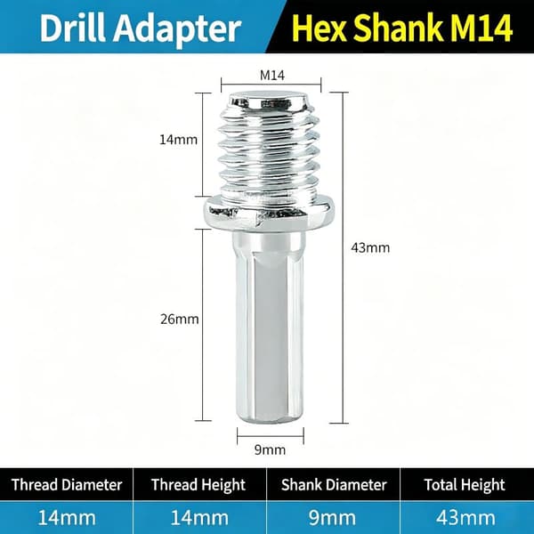 4-i-1 diamantfasbor for fliser, steinsboring, grep A5