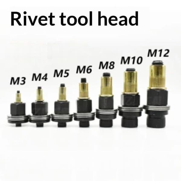 Handnitmutterhuvudsats Nitmutterverktyg Manuell Nitmaskin Nitmutter Till M10