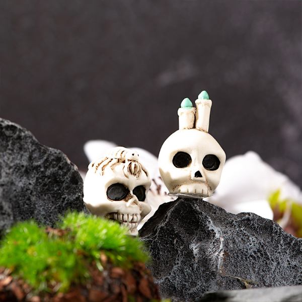 Halloween-hartsinen aavekallohautakivi miniatyyrihahmot nukke A9