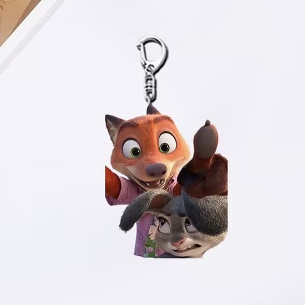 Zootopia Animasjon Perifer Nøkkelring Tegneserie Judy Nick e Bag A7
