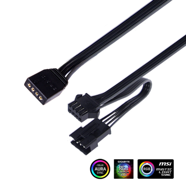 5V/12V Rgb 3/4Pin belysning Hovedkortet Synchronous Control A1