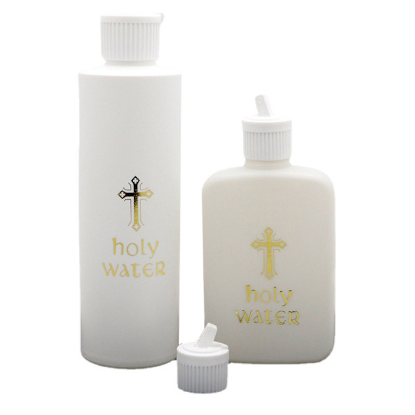 250/60/100 ml helligt vandsflaske kryds plastbeholder Christ C A