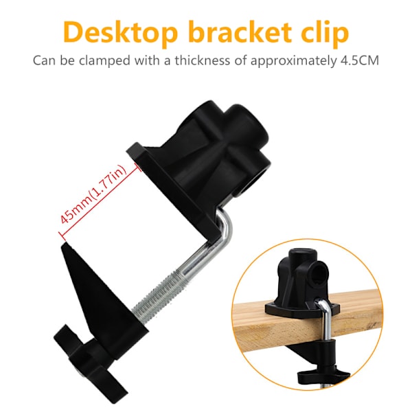 Cantilever Bracket Clamp Sklisikre Universal 7 Shape Hestespenne