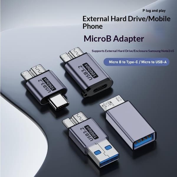1 st USB C till Micro B-adapter USB3.0 Typ C hona till Micro B C A3