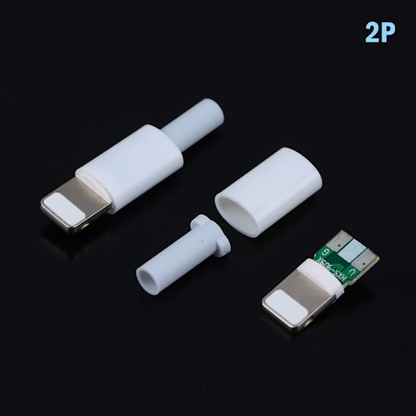 2Sett USB-plugg Med Chip Board Hannkontakt Reparasjonssett DIY Dat 2P