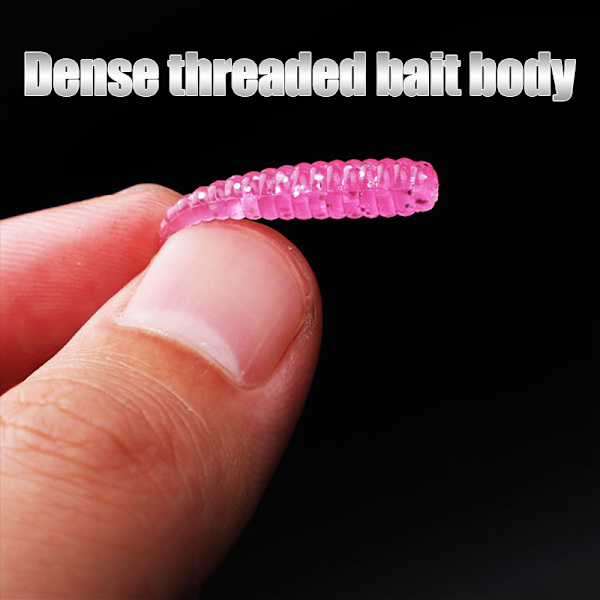Fiskeutstyr Myk agntråd Myk insekthale 35Mm0.3G Biomim Transparent highlights