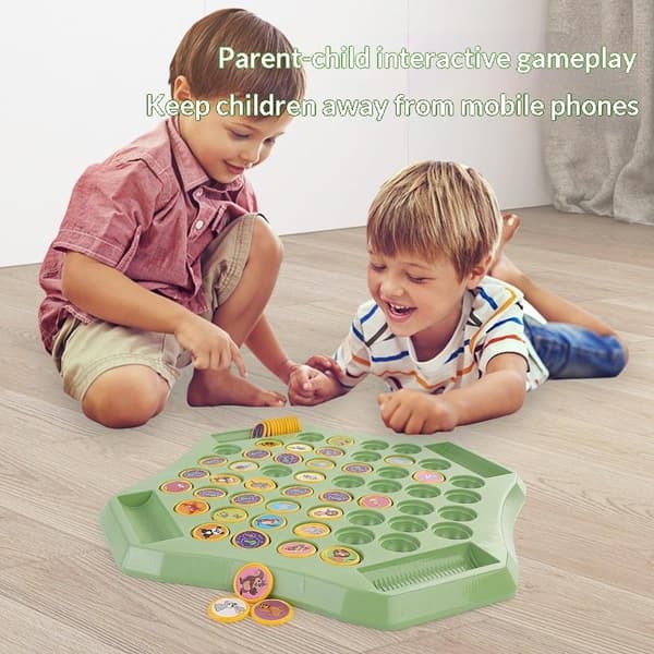 2-4 spelare Flip Chess Memory Game Brädspel Dubbelspelare Bat B