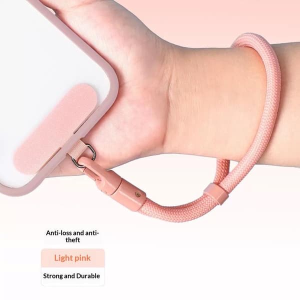 Polyester Telefon handledsrem Justerbart låsspänne Anti-fall A4