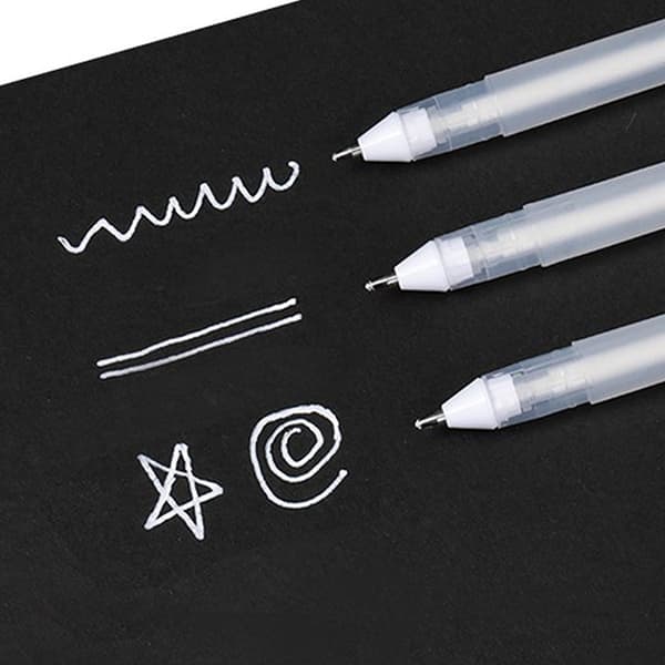 1/3st 0,8mm Oilly White Marker Penna Graffiti Pennor Vattentät Per 1PC