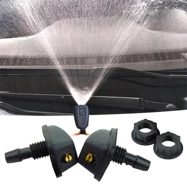 2 stk/sett Bil Universal Frontrute Vindusvisker Dyse Jet Spray 2pcs