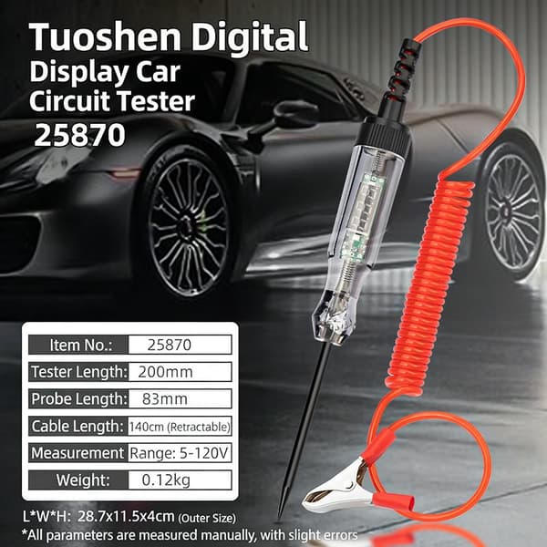 Digital Display Spänningskrets Testare 5V Till 110V Multifunktion A1