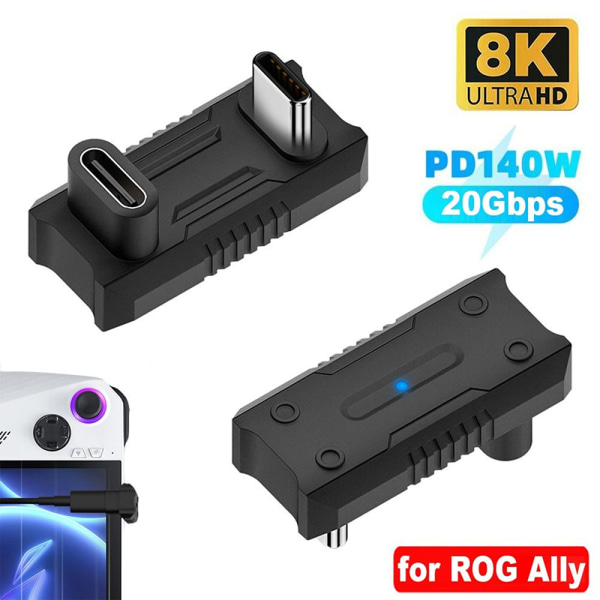 För Asus ROG Ally USB Type-C Converter U-formad 13,5 mm hona T