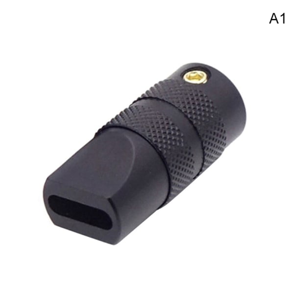 USB C Type-C Shell Case Datakabel Oplader Ledningsstik Metal Shel black