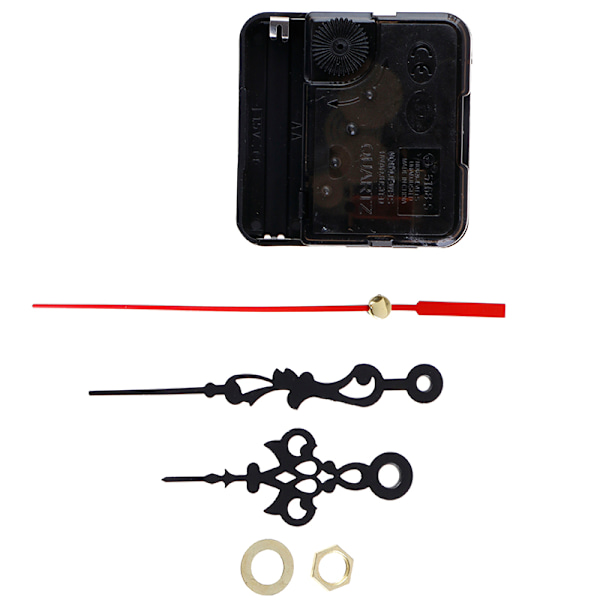 1 Set Tyst Kvartsurverk Mekanism DIY Kit Batteri Po A