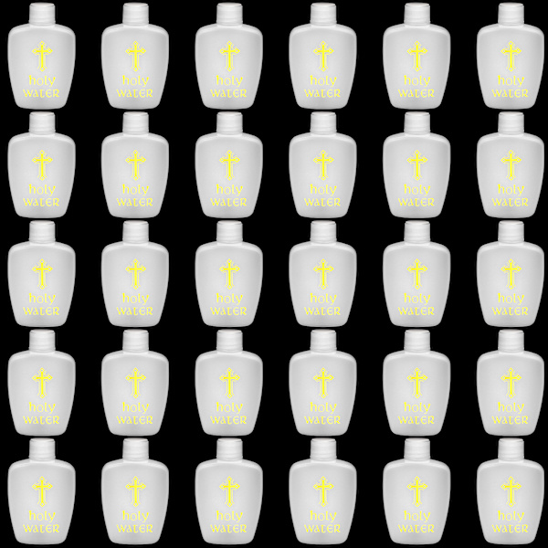 25 stk. 60 ml hellige vandflasker i plastik, hellige vandbeholder, hellige