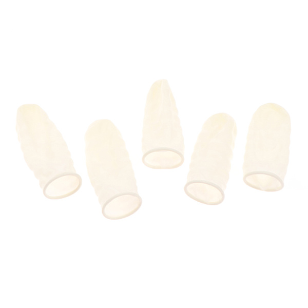 100/200/300 stk. Plast Latex Fingerhandsker Manicure Værktøj Nail S 100PCS