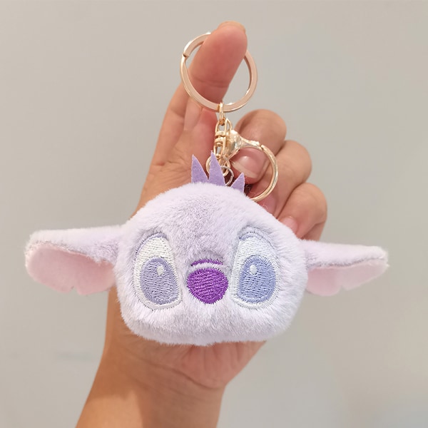 Nøkkelring Barn Plysj Leker Kawaii Pompom Nøkkelringer Anheng Nøkkel A10