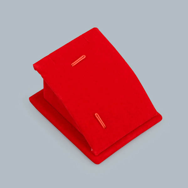 Smykker Stand Holder til Counter Show Props Vedhæng Halskæder Red