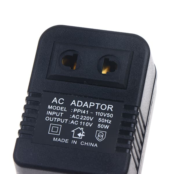 EU US Plug Step Down Transformer Adapter AC220V til 110V eller 110 EU 220 to 110V