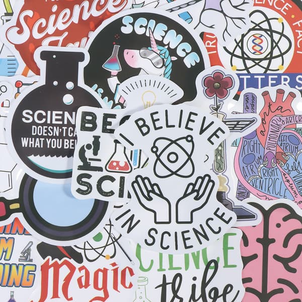 50 st Science Chemistry Laboratory Stickers