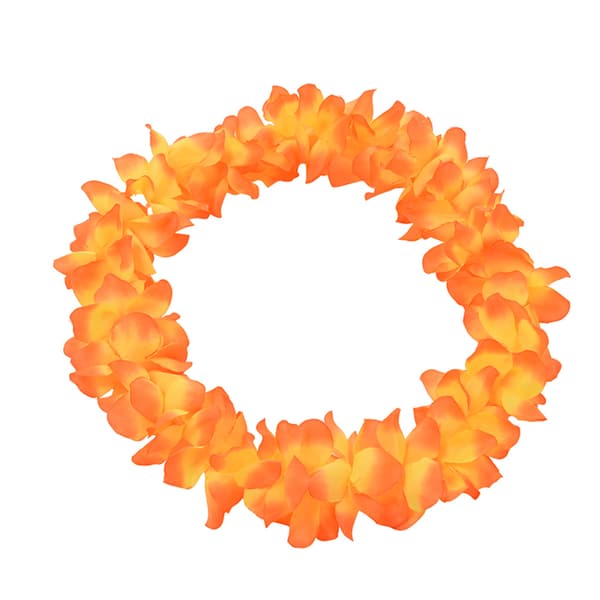 Hawaiianska Leis Simulerad Sidenblomma Leis Dansfest Maskerad Red