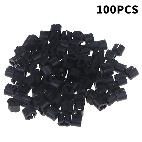 100 st Y-formade plastkopplingar - DIY trådnätsfäste WT2