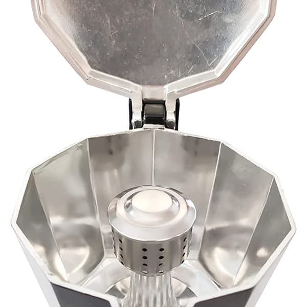 Rustfritt stål Universal Moka Pot Kokeplate Espresso Kaffe Mak