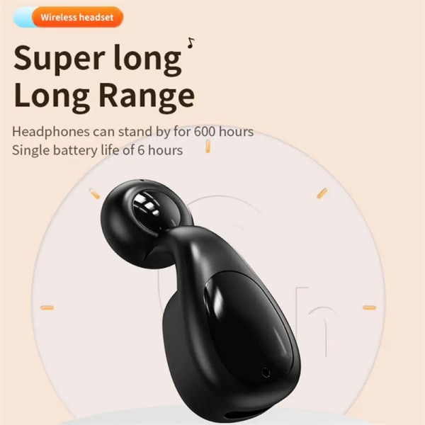Single Ear Trådløst Bluetooth Headset OWS Earbuds Håndfri Ca A1