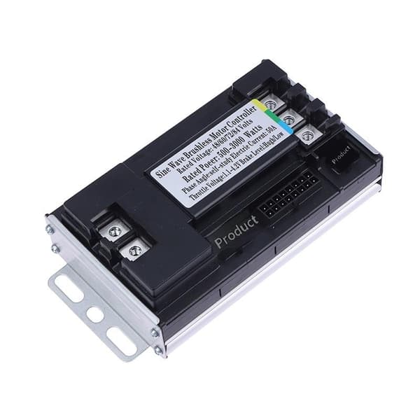 Tre-tilstands sinusbølgecontroller 60/64/72V 500/3000/1500W E-cykel Black