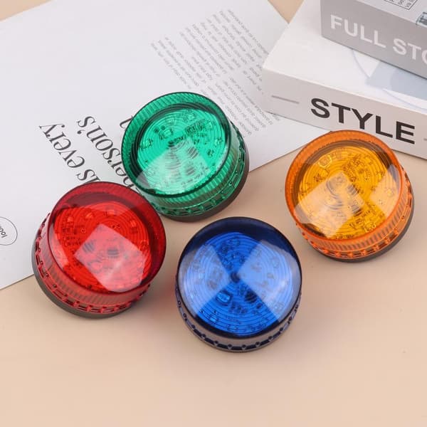 Strobe Signal Varsellys Liten LED Blitslys Alarmlys A17