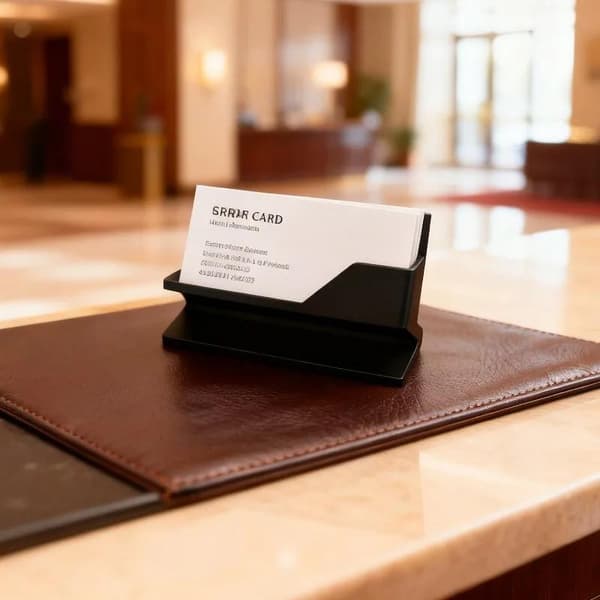 1 stk. minimalistisk visitkortholder Black