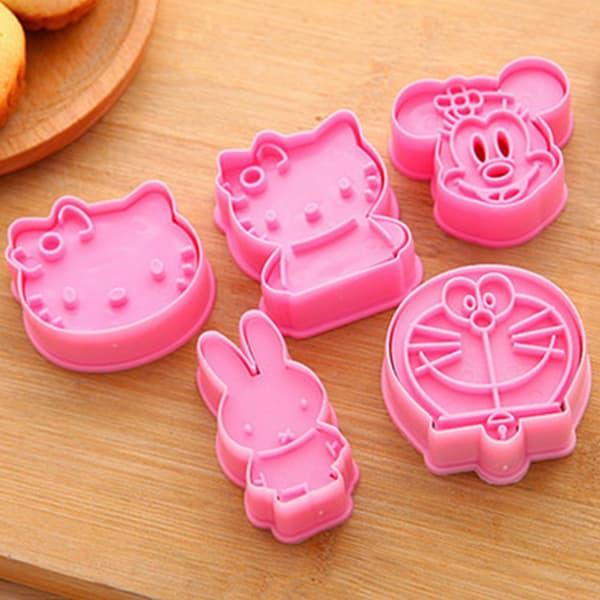 3D Cartoon Cookie ters Vegetable Fruit Sandwich ter Baking Kitc A