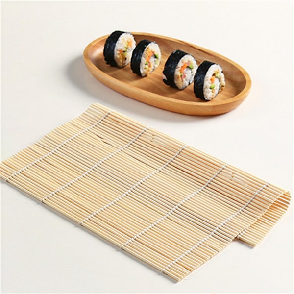 Sushi Matte Bambus Maker Kit Ris Rull Form Kjøkken DIY Muggform