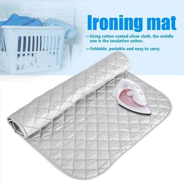 Kompakt bärbar strykmatta strykbräda rese torktumlare tvättmaskin 60*55cm