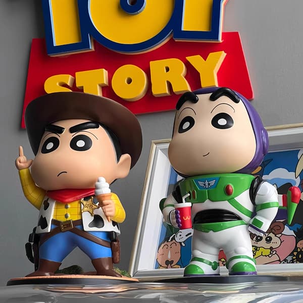 Crayon Inchan Huarui Baymax Cowboy Samlemodel Legetøjsdukke G B