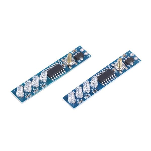 10 st 1-4S Enkel 3,7V 18650 Litiumbatterikapacitetsindikator A4