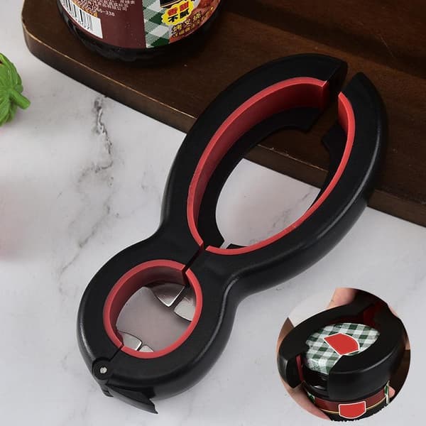 Konservöppnare Multifunktionell Dryckesflasköppnare Kapsylvridare A1