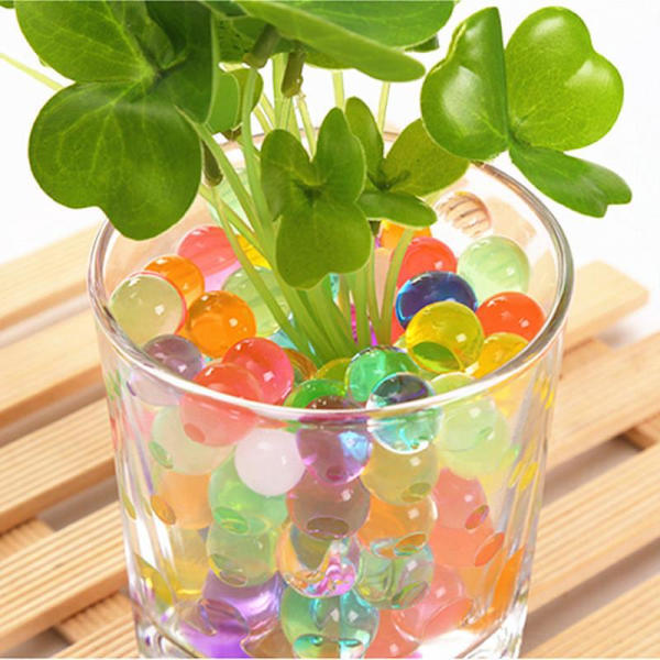 100 STK Bubble Beads Vannabsorberende perler Crystal Mud Ocean Ba Multicolor