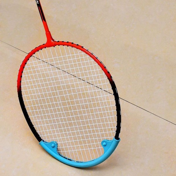 Rackethodebeskytter Badmintonrackettrådrammebeskyttende S Blue