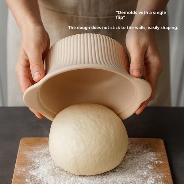 Silikonbrödjäskorg Form Bakning Matlagning Kök Beige L