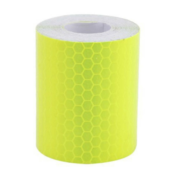 1m*5cm Auton kuorma-auton heijastava itsekiinnittyvä turvavaroitusteippi Yellow