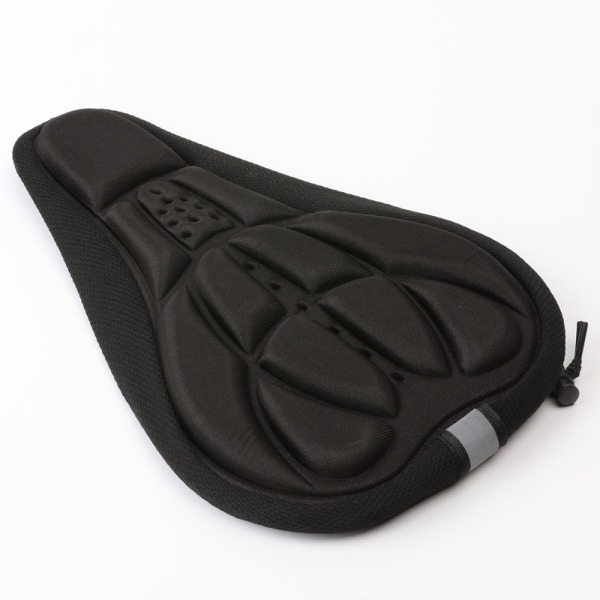 3D Gel Sykkelsete Sadel Comfort Foam Setepute Black