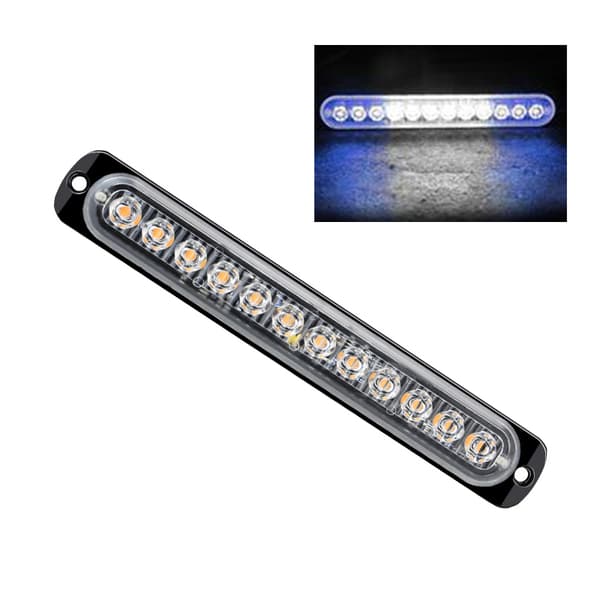 Stroboskoper Strobe 12 LED Blitzlys Auto 12-24V Nødblitz A9